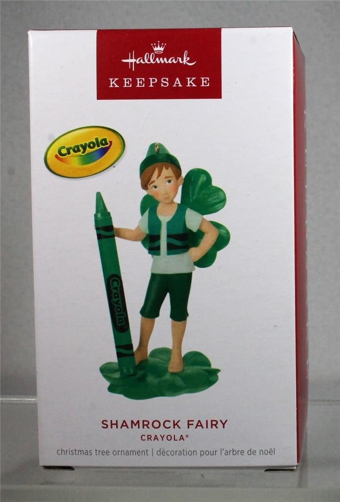 2024 Hallmark Ornament - Crayola SHAMROCK FAIRY - in Box Image 1