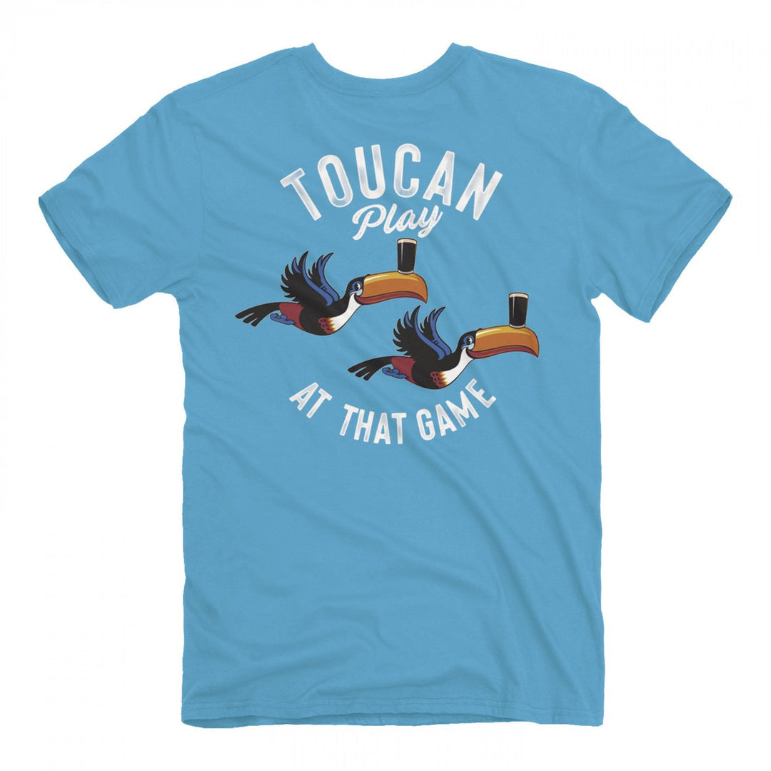 Guinness Toucan Play at that Game Front and Back Print T-Shirt Image 3