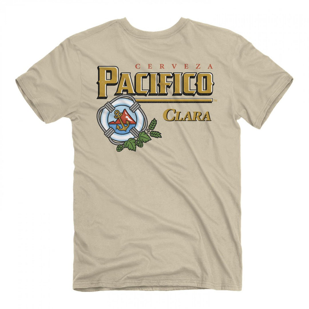 Pacifico Clara Anchors Up Front and Back Print T-Shirt Image 3