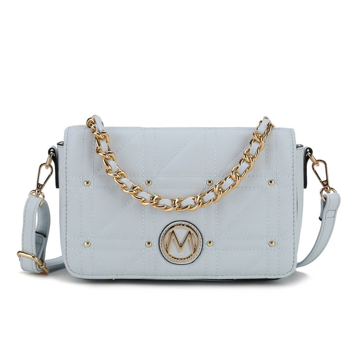 MKFCollection Arabella Crossbody Bag - Vegan Leather Designer Handbag Image 4