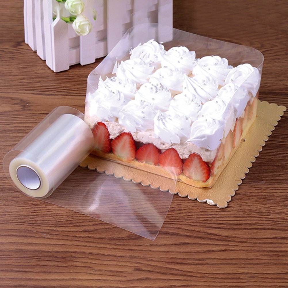 8/10cm Clear Mousse Wrap Edge Cake Baking Tape Dessert Collar DIY Decor Tool Image 1