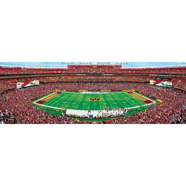 Washington Commanders 1000 Piece Panoramic Jigsaw Puzzle 13x39 NFL Sports Image 2