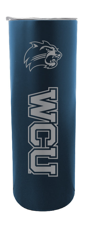 Western Carolina University NCAA Laser-Engraved Tumbler - 16oz Stainless Steel Insulated Mug Image 2