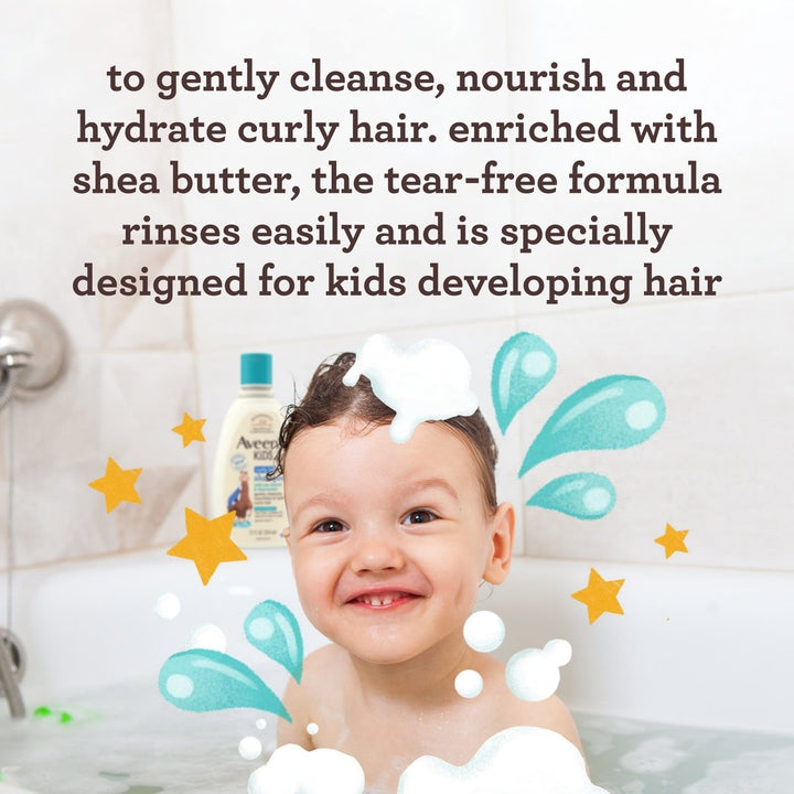 Kids Curly Hair Shampoo Tear Free Curl Hair Products 12 Fl Oz Image 2