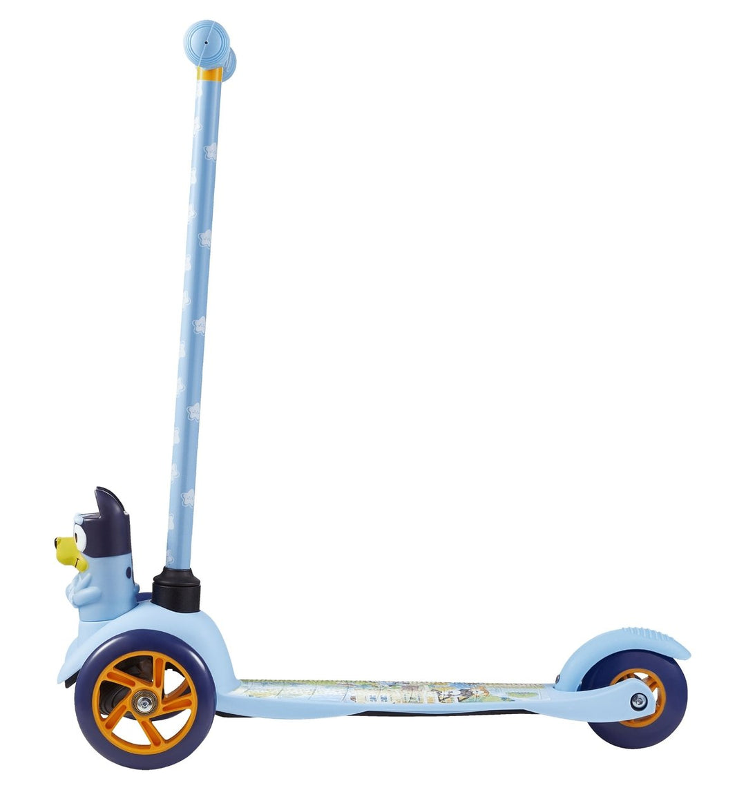 Ride-N-Glide Buddies 3D Toddler Scooter 3 Wheel Kick Scooter for Kids Ages 3+ Blue Image 6