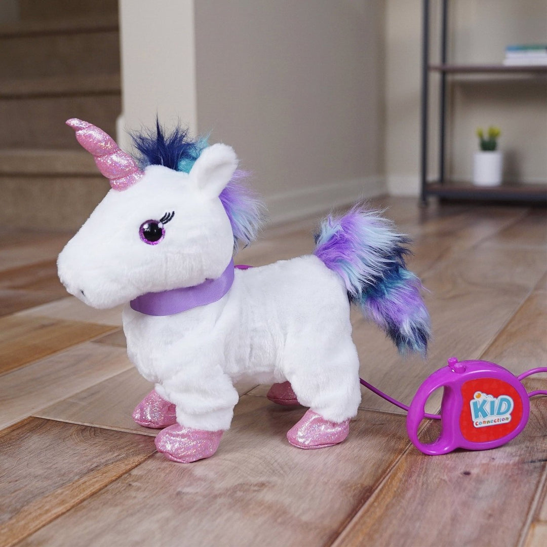 Electronic Walking Pet Unicorn Toddler Toys 9In Tall Image 2