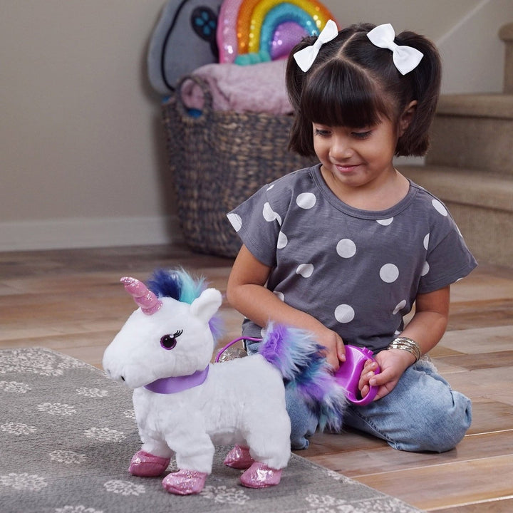 Electronic Walking Pet Unicorn Toddler Toys 9In Tall Image 4