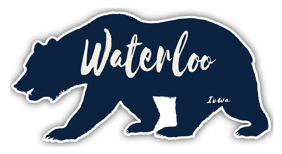 Waterloo Iowa Souvenir Decorative Stickers (Choose theme and size) Image 4